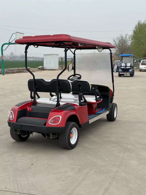Four Wheeler 72 Volt Lithium Powered 4 Seater Golf Cart 30 KM/H Public Road Approved