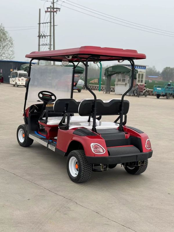 Four Wheeler 72 Volt Lithium Powered 4 Seater Golf Cart 30 KM/H Public Road Approved