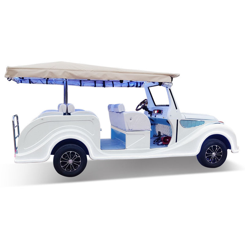 Up To 45 Mph Classic Electric Golf Cart With All Terrain Tires Under Seat Storage