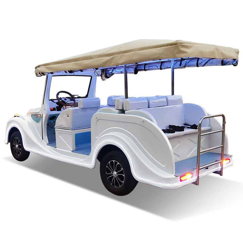 Up To 45 Mph Classic Electric Golf Cart With All Terrain Tires Under Seat Storage