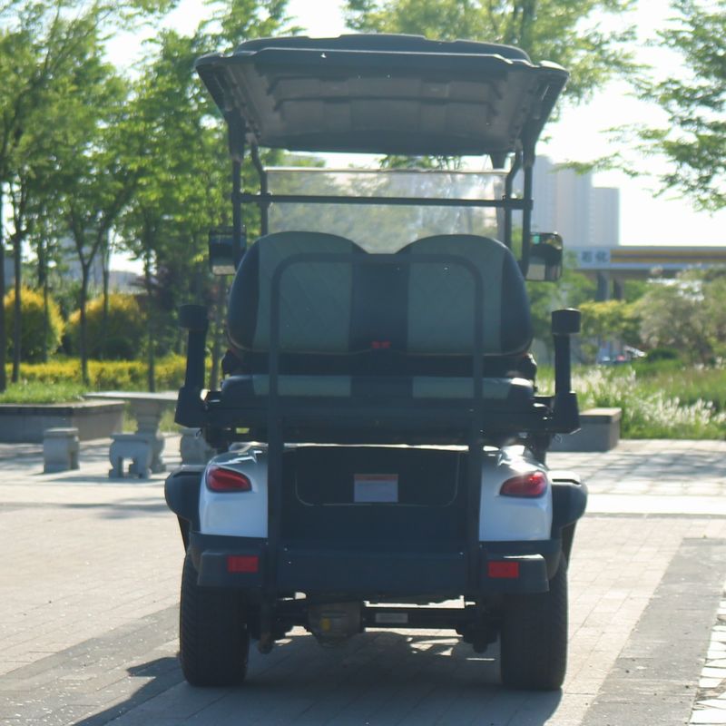 New 2+2 Seats 5kw Motor Electric Golf Cart Independent Suspension Electromagnetic Brake
