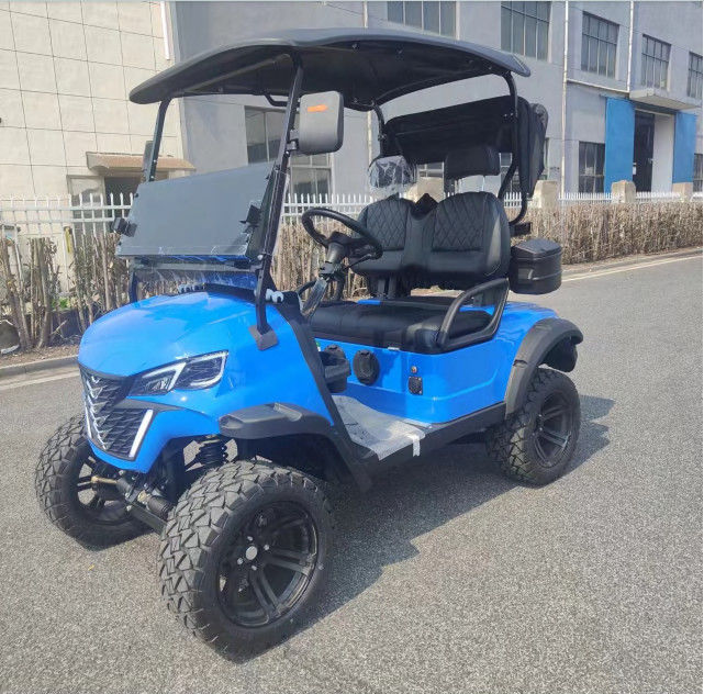 Luxury Electric Golf Cart For Ultimate Comfort And Style 6 Seater With Premium Upholstery
