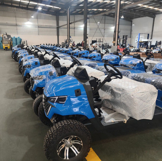Luxury Electric Golf Cart For Ultimate Comfort And Style 6 Seater With Premium Upholstery