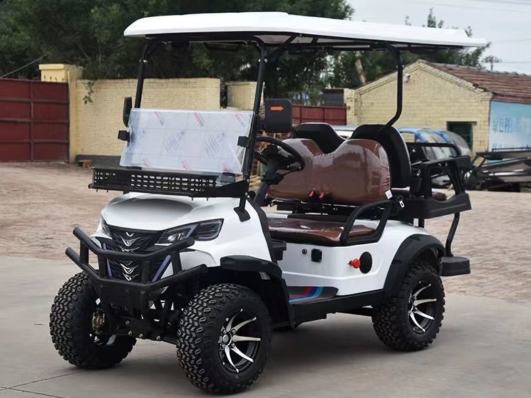 2 + 2 chỗ ngồi Xe golf điện cho sự thoải mái và phong cách tối đa 6 chỗ ngồi với lớp phủ cao cấp