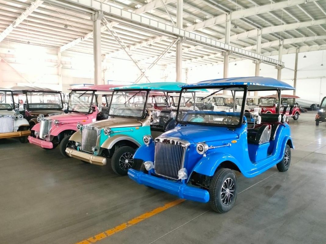 8 posti auto elettrica classica carrello d'epoca tre file di posti 8 passeggeri in vendita