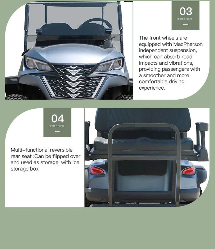 Eco-Friendly Golf Buggy With Cutting-Edge Technology Featuring A Powerful 3.5KW AC Motor