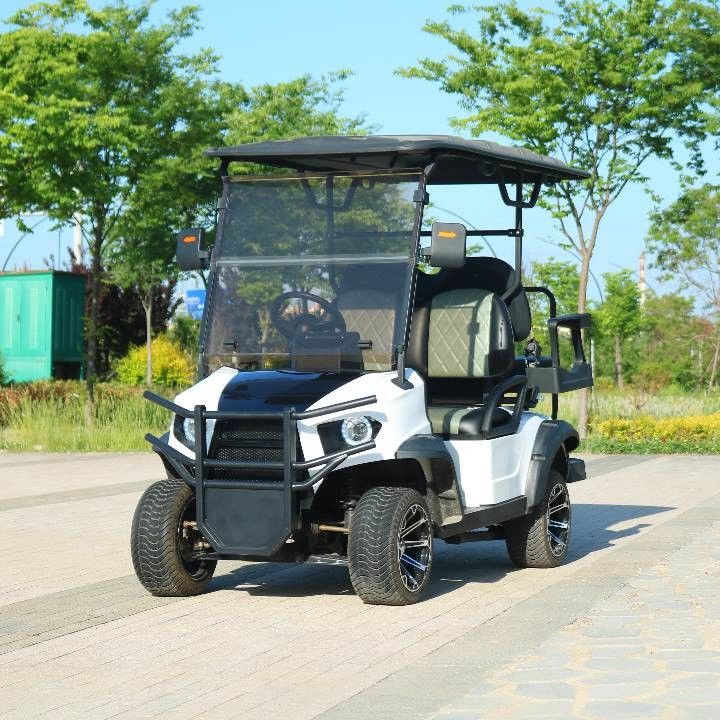 4 Seater Off Road Electric Golf Cart Lithium Battery New Design Pu Seats Color Customized