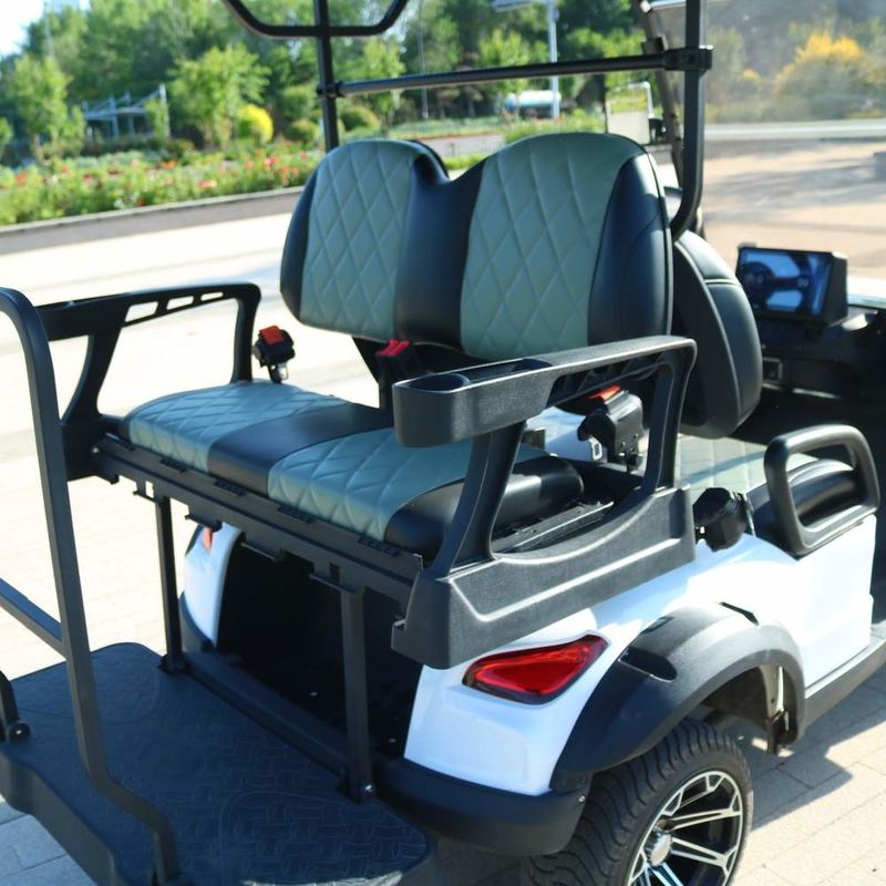 4 Seater Off Road Electric Golf Cart Lithium Battery New Design Pu Seats Color Customized