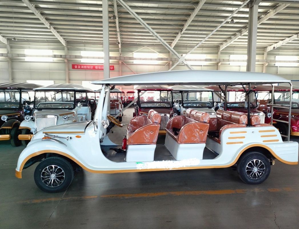 11 posti auto elettrica classica viaggi retro auto turistica con telone per adulti