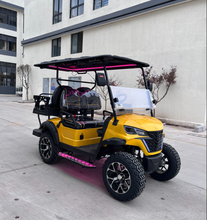 2+2-Seater Golf Cart With CE Certification Off-Road Tires And Body Color Customizable