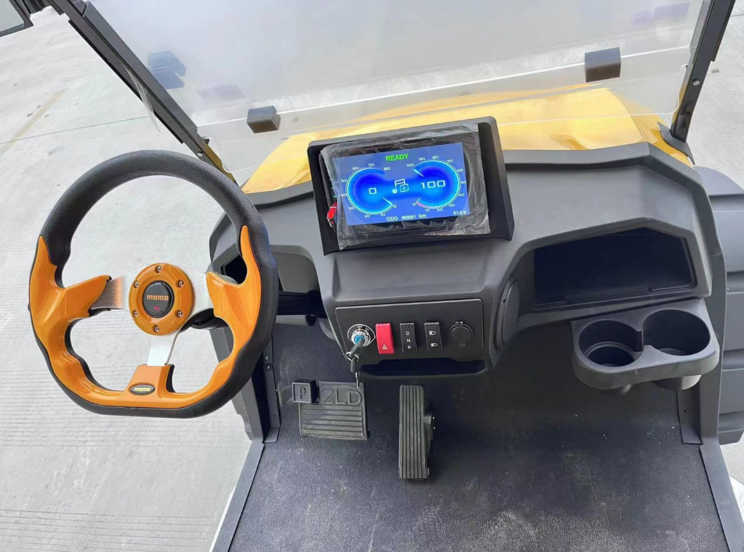 2+2-Seater Golf Cart With CE Certification Off-Road Tires And Body Color Customizable