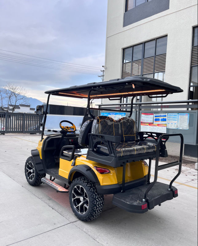 2+2-Seater Golf Cart With CE Certification Off-Road Tires And Body Color Customizable