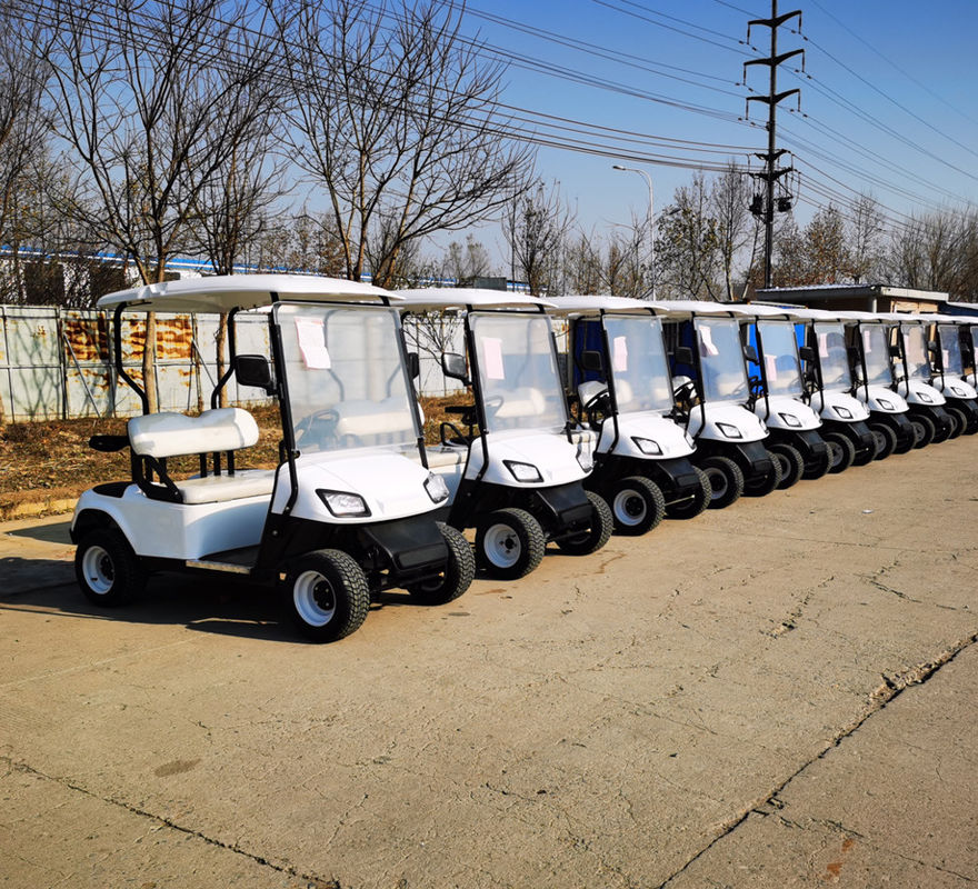 Automatic Lightweight 2 Seater Golf Cart New Style Long Range 4 Wheel Golf  Buggy