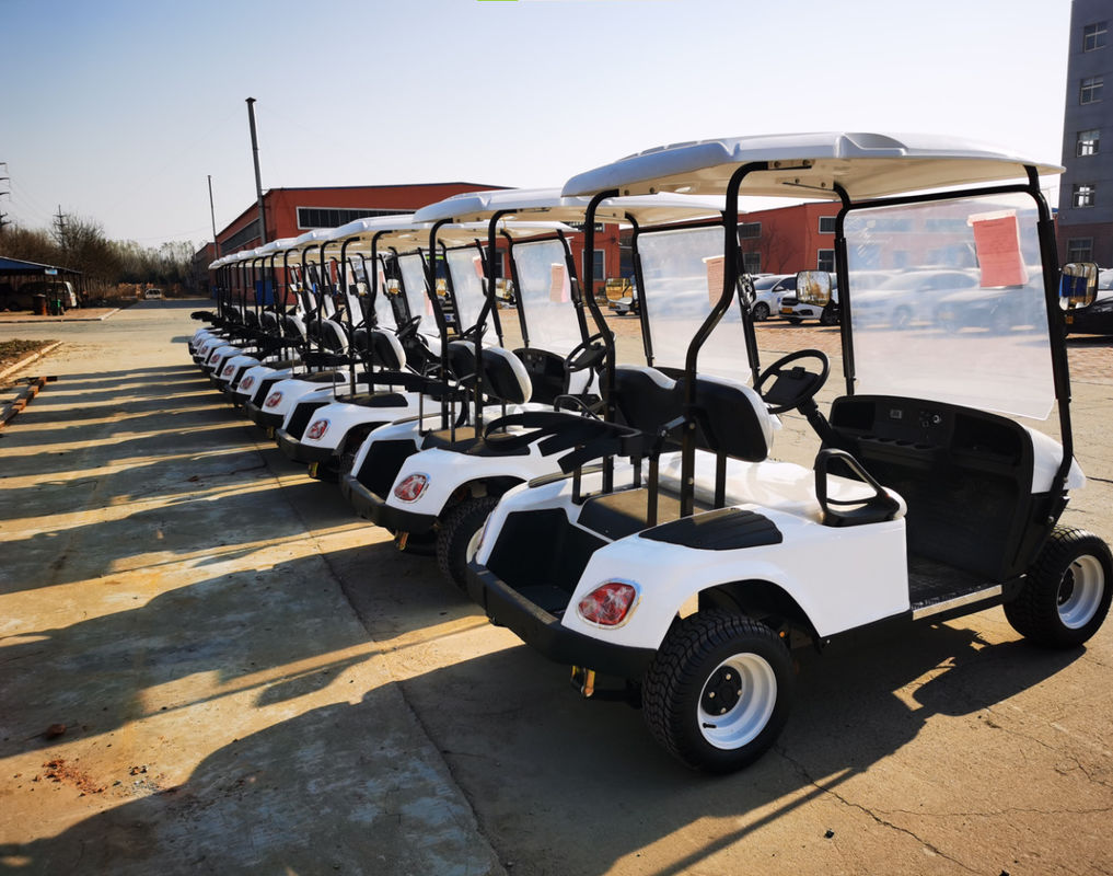 Automatic Lightweight 2 Seater Golf Cart New Style Long Range 4 Wheel Golf  Buggy