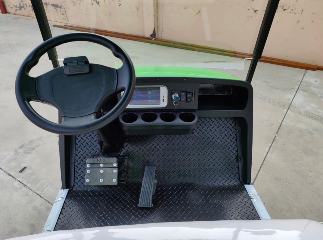 60V100AH Lead-acid Battery 3.5KW AC Motor 4 Wheels Electric Golf Cart  4-seater Buggy