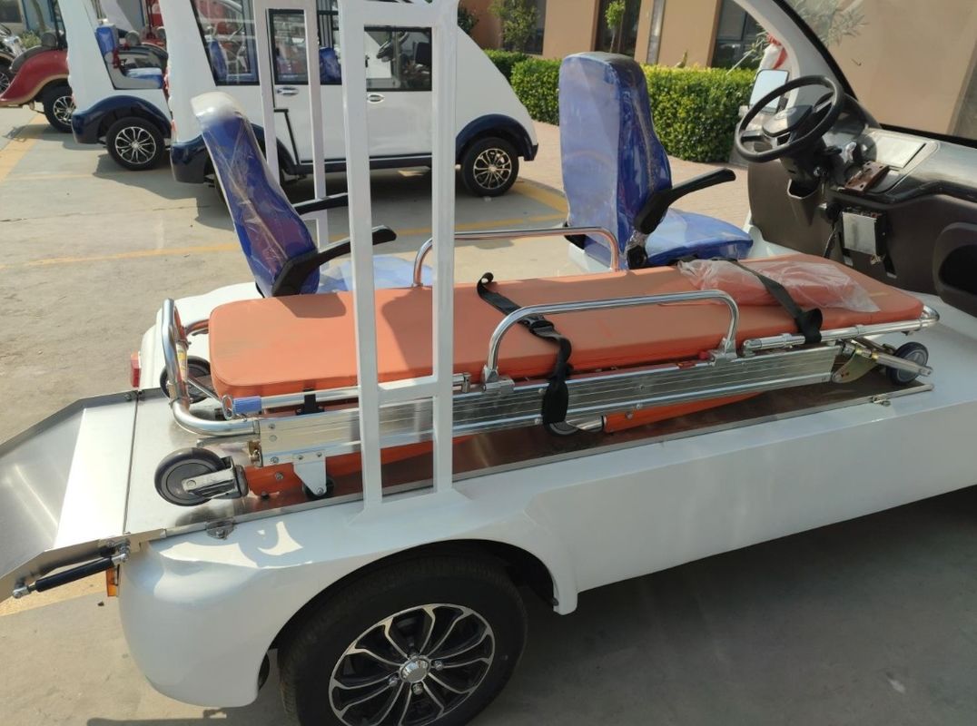 4 People Emergency Golf Cart Ambulance Lithium Battery Or Lead-acid Battery Factory Price With LED Headlight
