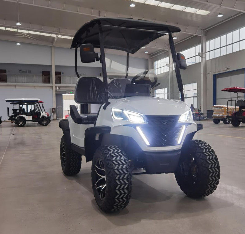 Chariot de golf de haute performance avec batterie au lithium de longue durée idéal pour les terrains de golf