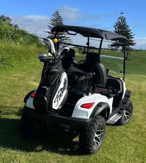 Chariot de golf de haute performance avec batterie au lithium de longue durée idéal pour les terrains de golf