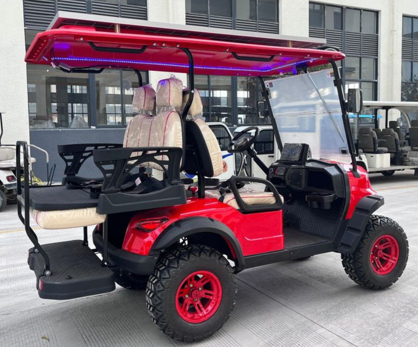 Luxury Golf Cart With AC Motor And Long-Range Lithium Battery Perfect For Resorts
