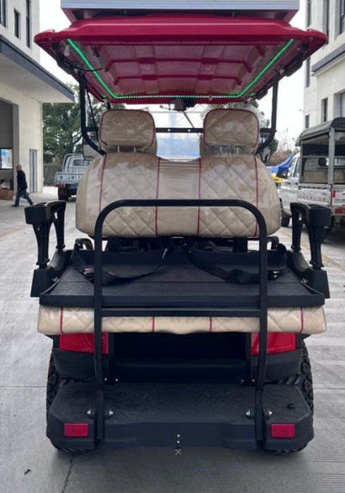 Luxury Golf Cart With AC Motor And Long-Range Lithium Battery Perfect For Resorts