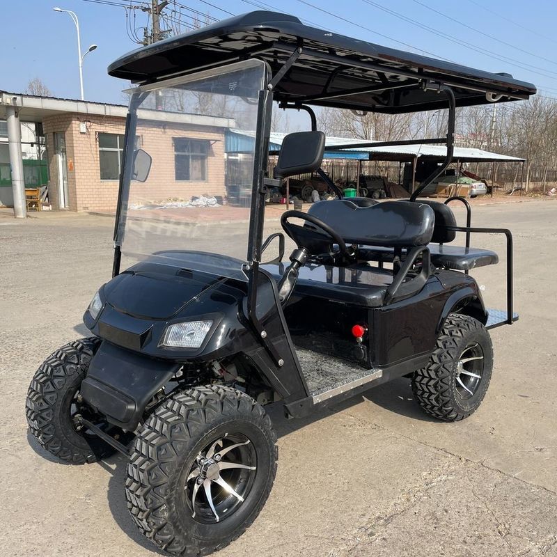 4 Seater Golf Cart Lithium Ion Battery Long Range Golf Trolley For Rough Terrain