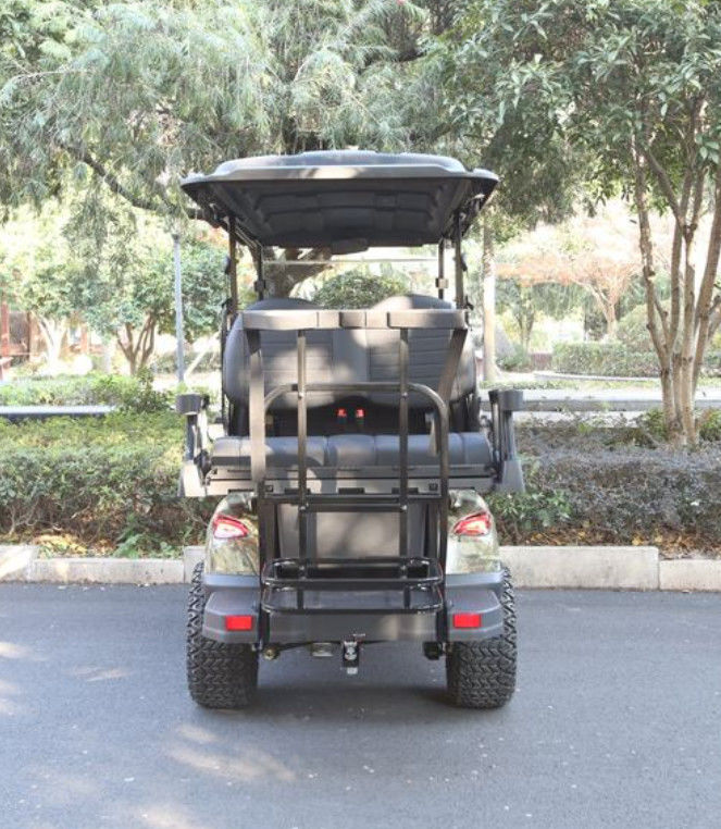 Electric Golf Cart With All-Terrain Tires Bluetooth Speakers And Ample Storage Space