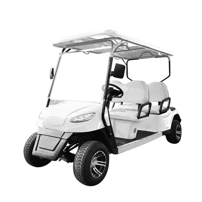 Cost-Effective Four-Seater Electric Golf Cart 4kw 60v 4 Wheels With Customizable Color And Seats