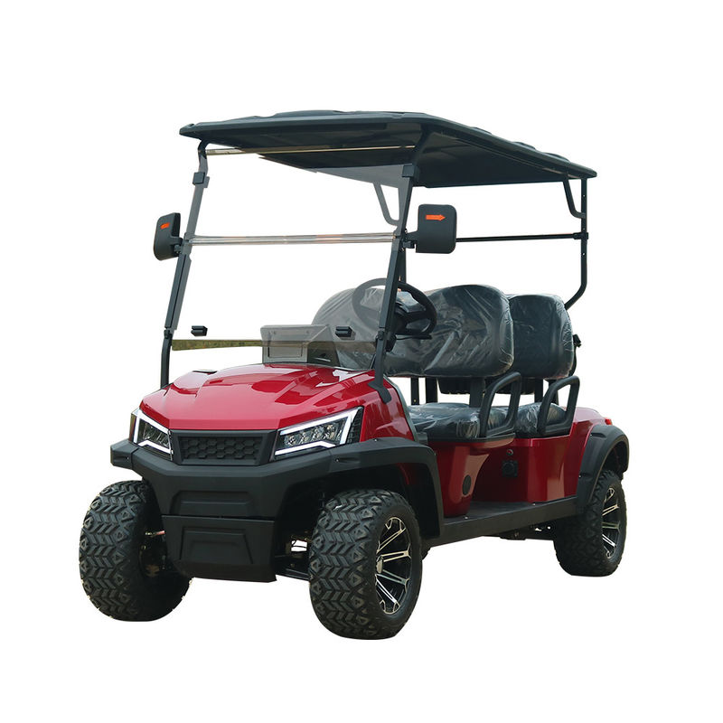 4kw 14 Inch Off Road Tire 4 Wheel Electric Golf Cart Independent Suspension Lithium Battery
