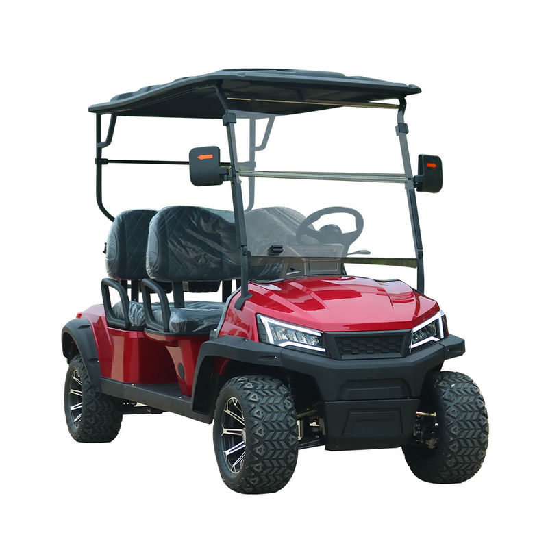 4kw 14 Inch Off Road Tire 4 Wheel Electric Golf Cart Independent Suspension Lithium Battery