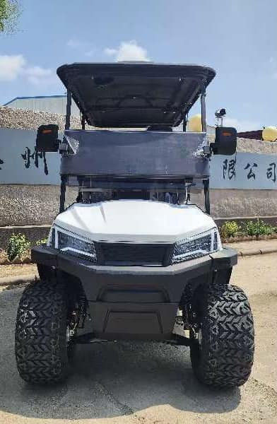 4kw 14 Inch Off Road Tire 4 Wheel Electric Golf Cart Independent Suspension Lithium Battery