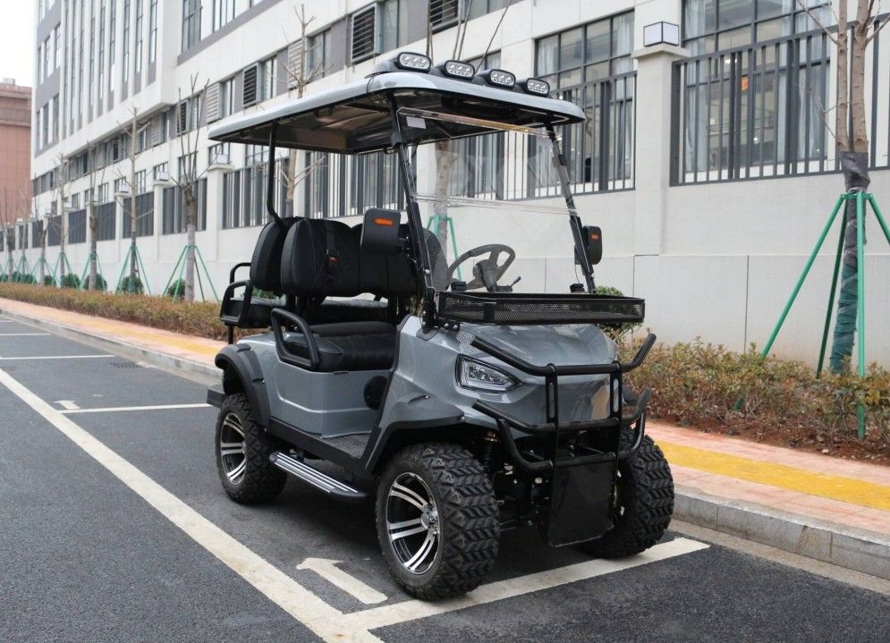 4 Seater Off Road Electric Golf Cart New Design Lithium Battery Pu Seats Color Customized