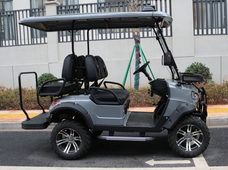 4 Seater Off Road Electric Golf Cart New Design Lithium Battery Pu Seats Color Customized