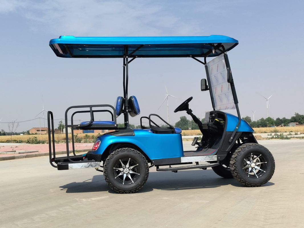 Affordable Price 4 Seater Golf Cart High End Instrument Panel NEV GOLF Cart With Bumper