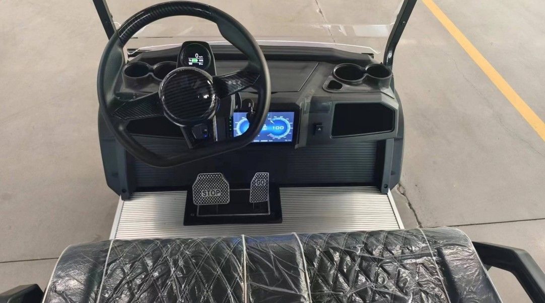 Max Speed 40km/H Golf Cart 4 Passenger Color Changing Paint Lithium Battery Off Road Tires