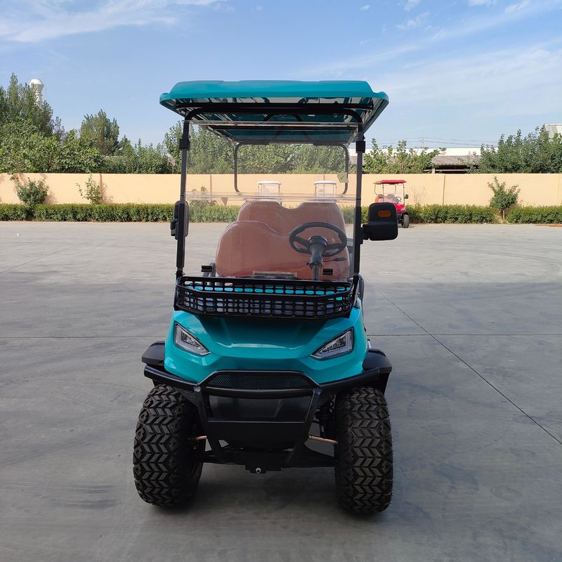 Factory Made Road Legal Blue Lithium Battery Power Electric Golf Cart 2 4 6 8 Seater Golf Cart Can Customized