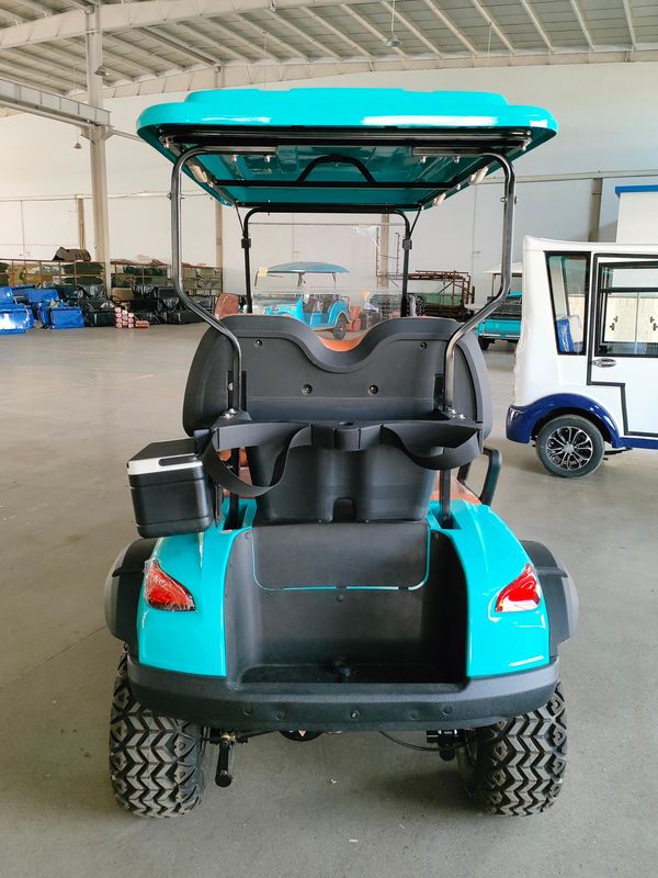 Factory Made Road Legal Blue Lithium Battery Power Electric Golf Cart 2 4 6 8 Seater Golf Cart Can Customized