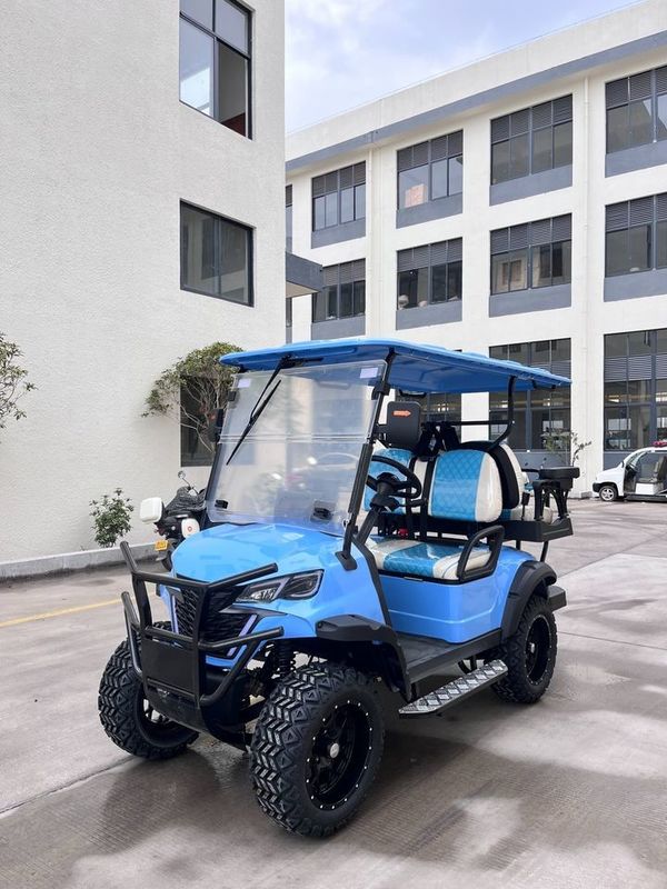 Electric Golf Cart 4kw/5kw/7kw Lead-Acid Battery  2+2 Seater Street Legal 4 Passenger