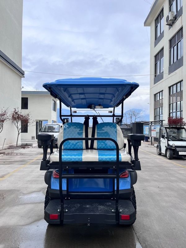 Electric Golf Cart 4kw/5kw/7kw Lead-Acid Battery  2+2 Seater Street Legal 4 Passenger