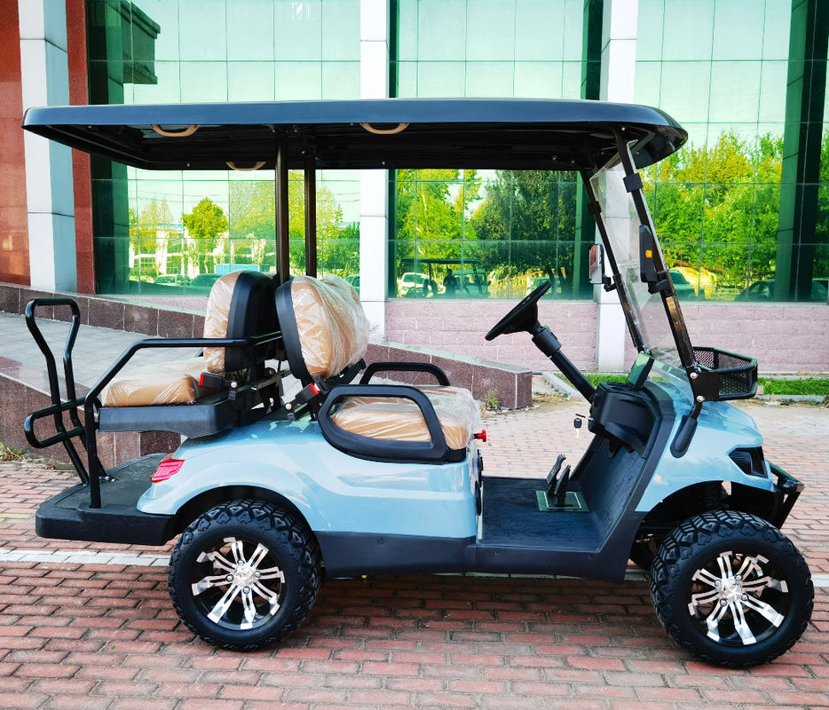 4 Seater Battery Powered EV Golf Cart Street Legal Off-Road Electric Golf  Cart