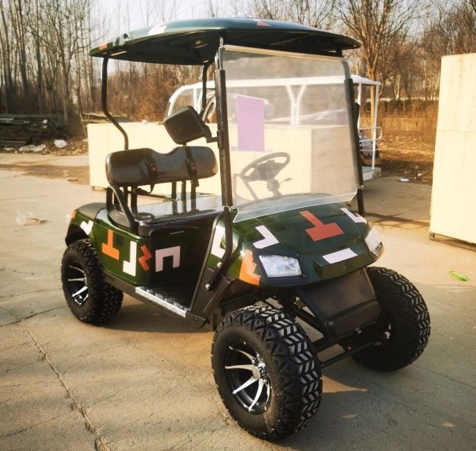 2 Seater Utility Golf Cart 30km/h Automatic Lightweight Battery Operated Electric Golf  Buggy