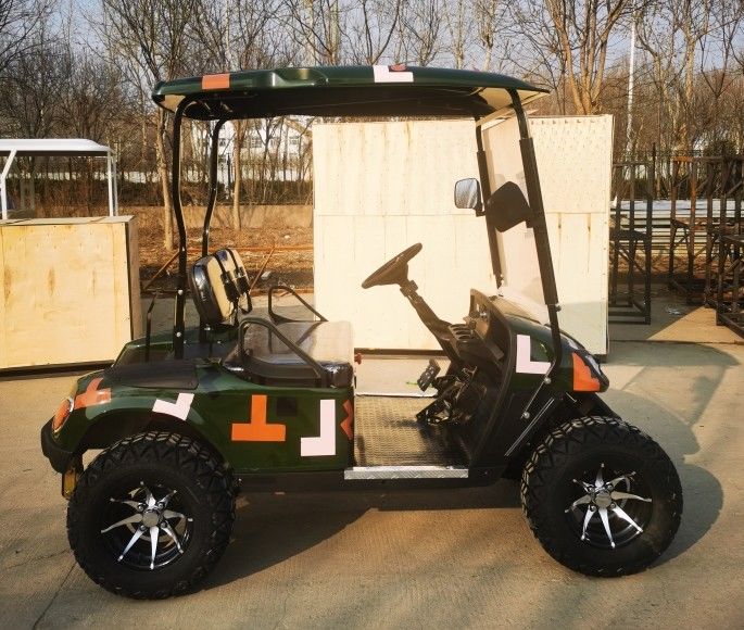 2 Seater Utility Golf Cart 30km/h Automatic Lightweight Battery Operated Electric Golf  Buggy