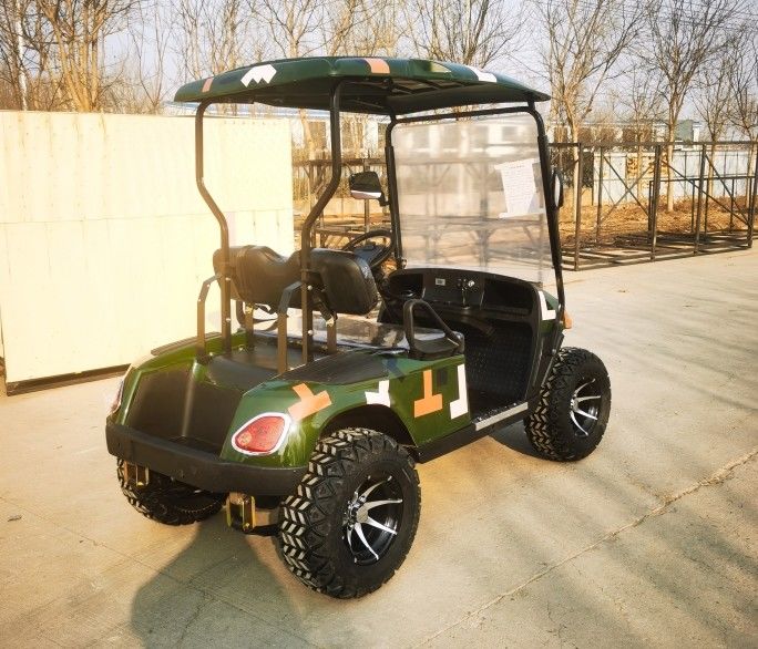 2 Seater Utility Golf Cart 30km/h Automatic Lightweight Battery Operated Electric Golf  Buggy