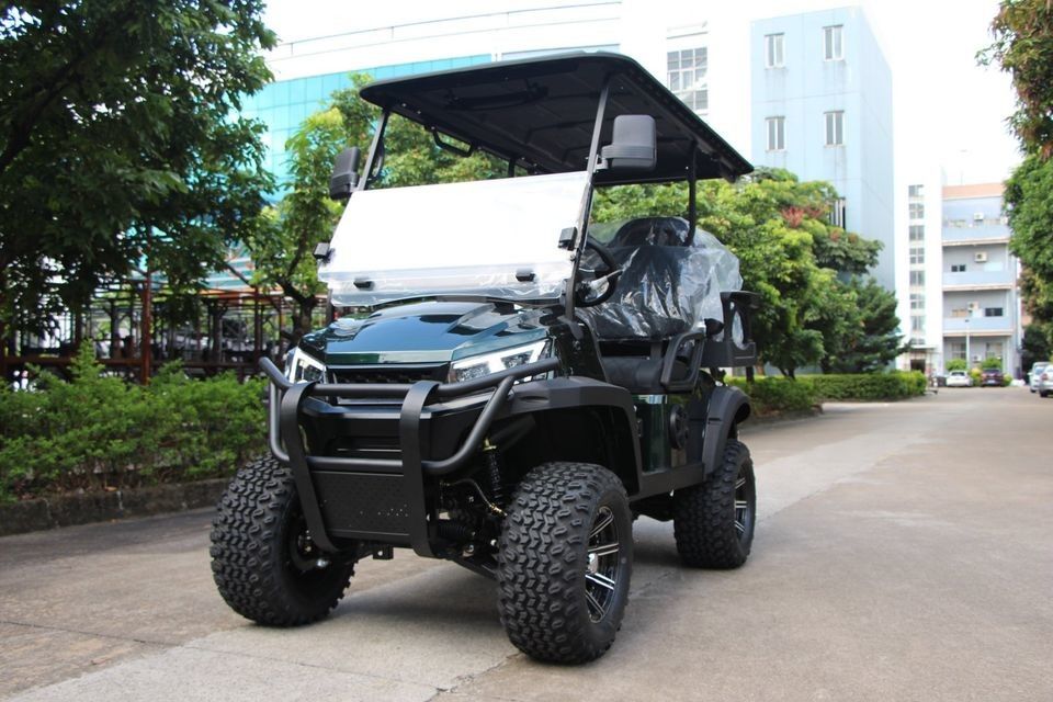 4 Seat Electric Golf Cart CE Certified Optional Lead Acid Battery New Design Golf Hunting Cart
