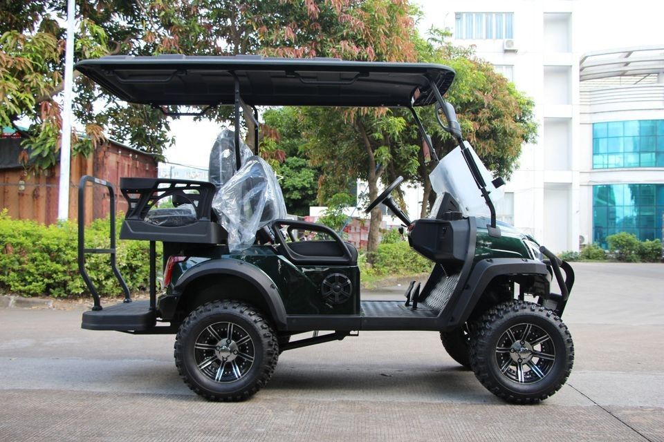4 Seat Electric Golf Cart CE Certified Optional Lead Acid Battery New Design Golf Hunting Cart