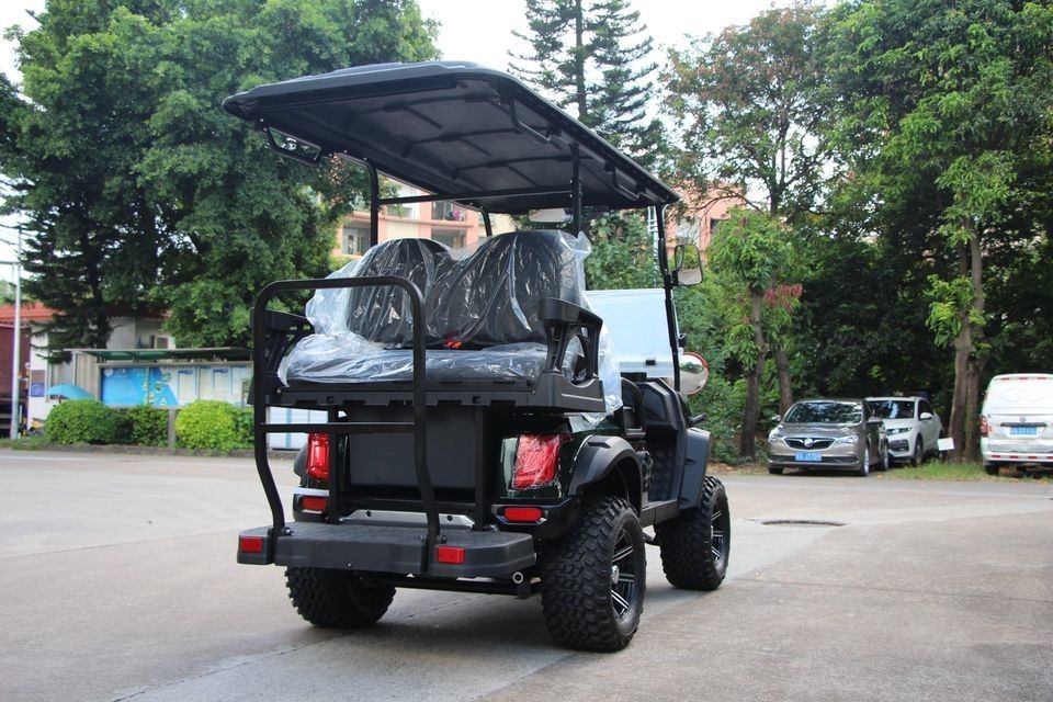 4 Seat Electric Golf Cart CE Certified Optional Lead Acid Battery New Design Golf Hunting Cart