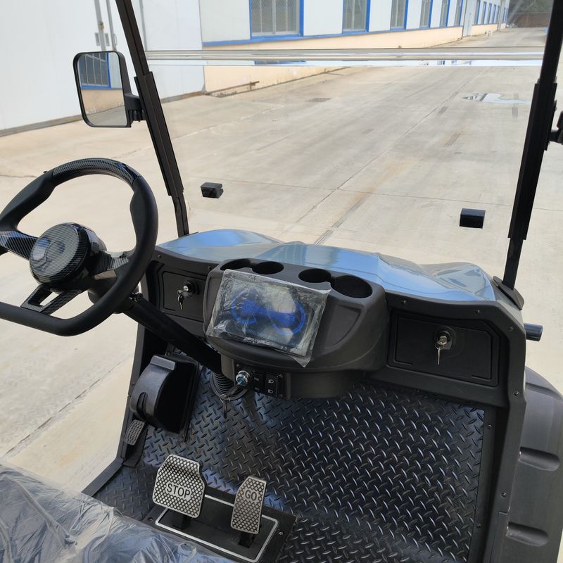 Latest Models 4+2 People Golf Cart 5kw Motor With Lithium Battery And 12'' Off -Road Tires Road Legal