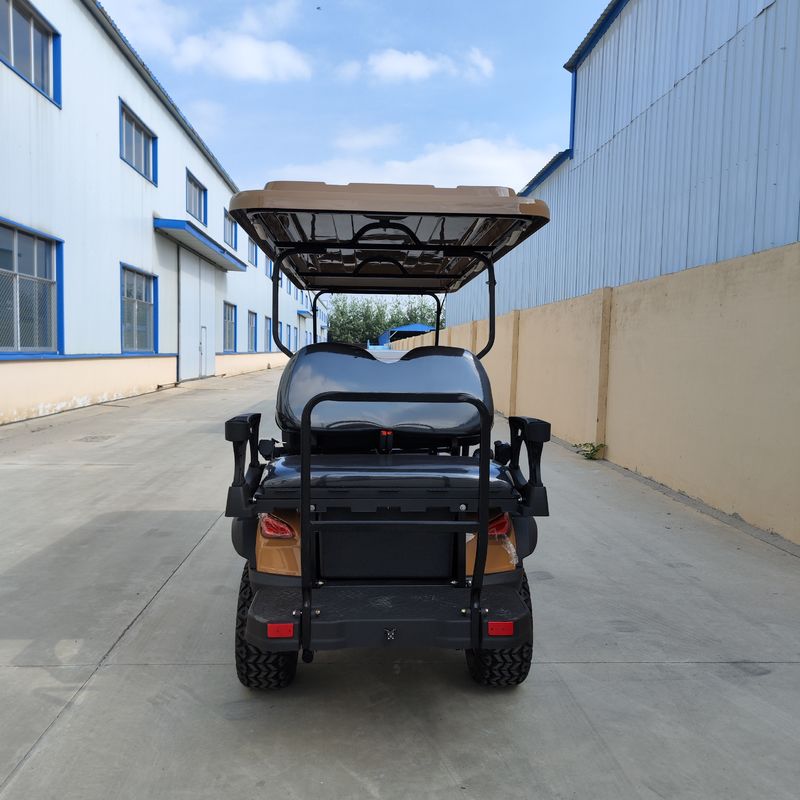 6 People Electric Golf Cart With Lithium Battery And Off-Road Tires Road Legal 5kw Motor