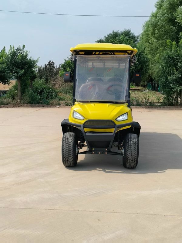 Off-Road Electric Golf Cart 6 + 2 Kursi 8 Penumpang 4kw 72V 100Ah Baterai asam timbal