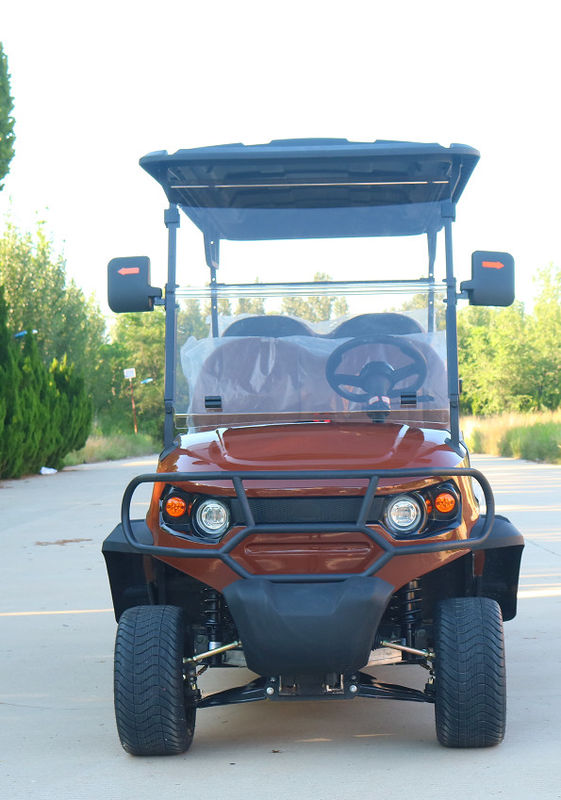Buggy Off Road 4 Wheel Electric Golf Cart 6 Penumpang 3.5kw 60V 100Ah Baterai asam timbal