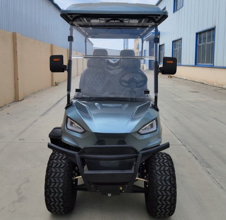 5kw Motor Golf Cart With Independent Suspension Lithium Battery CE Certification And 12'' Off-Road Tires Road Legal